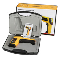 ILTH-266 Laser grip Non-Contact Digital Laser Infrared Gun Celsius and Fahrenheit High Temperature -30℃~1500℃ (-22℉~2732℉) Thermometer IR Instant Read Temperature Adjustable Emissivity and 80 sets Data Storage - Instrulife