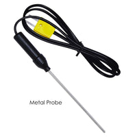 ILTH-185 Digital Thermometer 4 Channel K-Type Thermocouples with K-Type Metal & Bead Probe , Thermometer , Backlight , Temperature Instrument , -50 ~ 1350 °C (-58 ~ 2462 °F) - Instrulife