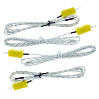 ILTH-185 Digital Thermometer 4 Channel K-Type Thermocouples with K-Type Metal & Bead Probe , Thermometer , Backlight , Temperature Instrument , -50 ~ 1350 °C (-58 ~ 2462 °F) - Instrulife
