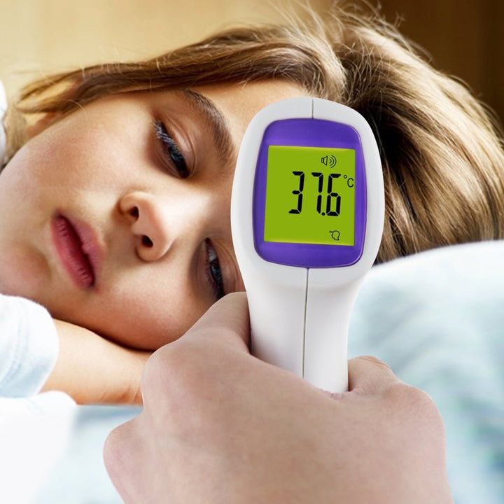 ILIR-292 Non Contact IR Forehead Thermometer Human Body and Object Temperature Meter Color LCD Fever Indicator, One Sec Quick Response - Instrulife