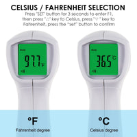 ILIR-294 Digital 2-in-1 Body Surface Thermometer Forehead Human Baby Infant Adult Temperature Tester 0.5 Sec Quick Respond - Instrulife