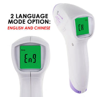 ILIR-294 Digital 2-in-1 Body Surface Thermometer Forehead Human Baby Infant Adult Temperature Tester 0.5 Sec Quick Respond - Instrulife