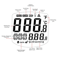 ILTH-175 -50~750°C/ -58~1382°F Non Contact Digital IR Infrared Laser Thermometer 12:1 DS Pyrometer - Instrulife