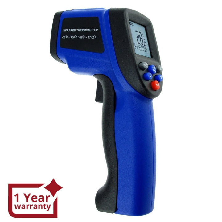 ILTH-176 Infrared IR Laser 12:1 Non-Contact -50~950°C / -58~1742°F Digital Thermometer, Industrial Chemicals Machinery Cooking Household Used - Instrulife
