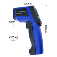 ILTH-176 Infrared IR Laser 12:1 Non-Contact -50~950°C / -58~1742°F Digital Thermometer, Industrial Chemicals Machinery Cooking Household Used - Instrulife