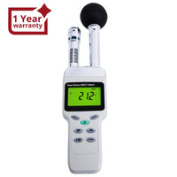 ILTH-188 Heat Stress WBGT Meter Wet Bulb Globe Temperature Humidity Wet Bulb Dew Point - Instrulife