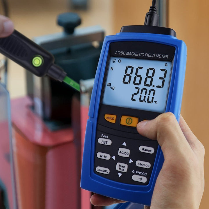 ILEM-197 AC / DC Gaussmeter Magnetic Field Strength Meter Teslameter Magnetometer 3000mT (30000 Gauss) - Instrulife