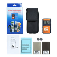 ILTI-214 Digital Window Tint Meter 100% Visual Light Transmission 4000 Continuous Measurement 6.5mm Thickness Portable Device for Car Window Vehicle Curtains - Instrulife