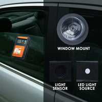 ILTI-214 Digital Window Tint Meter 100% Visual Light Transmission 4000 Continuous Measurement 6.5mm Thickness Portable Device for Car Window Vehicle Curtains - Instrulife