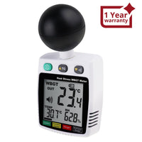 ILTH-307 Heat Stroke Index Meter Indoor / Outdoor Temperature Measurement WBGT Black-Globe Temp Humidity with Real-time Alarm, Heat Hazard Indicator - Instrulife