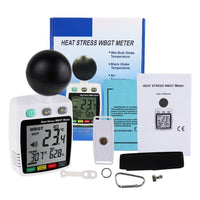 ILTH-307 Heat Stroke Index Meter Indoor / Outdoor Temperature Measurement WBGT Black-Globe Temp Humidity with Real-time Alarm, Heat Hazard Indicator - Instrulife