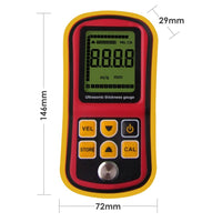 ILTM-898 Ultrasonic Thickness Meter Tester Gauge Velocity 1.2~225mm Metal - Instrulife