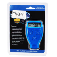 ILTM-50 Portable Film Coating Thickness Gauge Tester Meter, Automotive Car Nondestructive, Non-magnetic Coating on Metal for Manufacturing, Car Trading, Inspection - Instrulife