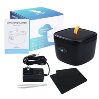 ILUC-409 Ultrasonic Cleaner 45Khz 255ML Ultrasonic Denture Cleaning Retainer Jewelry Cleaner Machine for Retainer, Denture, Mouth Guard, Aligner - Instrulife