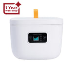 ILUC-409 Ultrasonic Cleaner 45Khz 255ML Ultrasonic Denture Cleaning Retainer Jewelry Cleaner Machine for Retainer, Denture, Mouth Guard, Aligner - Instrulife