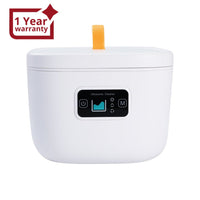 ILUC-409 Ultrasonic Cleaner 45Khz 255ML Ultrasonic Denture Cleaning Retainer Jewelry Cleaner Machine for Retainer, Denture, Mouth Guard, Aligner - Instrulife