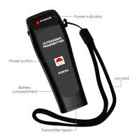 ILLD-40 Ultrasonic Leak Transmitter, 40 KHz Frequency, Emit Ultra Sonic Wave Air Water Windshield Roofs Pipe Leaks Detection, Portable Handy Tester Tool - Instrulife