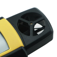 ILAN-189 Anemometer Thermometer, Air Speed Temperature °C / °F HVAC Dual Meter Tester, 80~4000fpm (0.4~20m/s), -10~50°C (14~122°F) - Instrulife