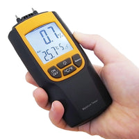 ILMM-875 Moisture & Temperature Meter °C °F Wood Bricks Concrete Cement Lime Mortar CE Marking Dual Meter Tester - Instrulife