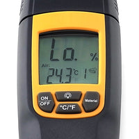 ILMM-875 Moisture & Temperature Meter °C °F Wood Bricks Concrete Cement Lime Mortar CE Marking Dual Meter Tester - Instrulife