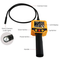 ILIC-863 Industrial 2.4 inch TFT LCD Video Borescope Car Pipe Inspection 10mm Camera - Instrulife