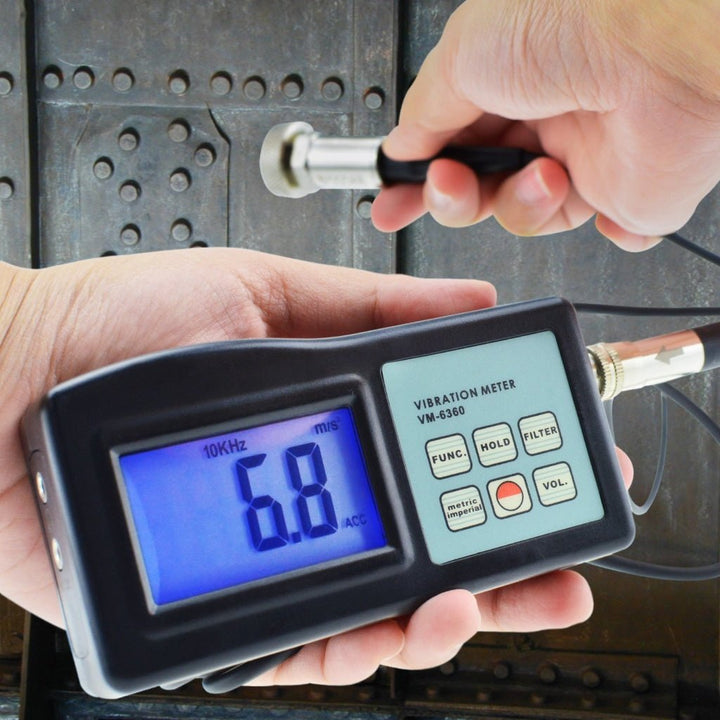 ILVM-903 Digital Vibration Meter with LCD , Gauge Tester Analyzer - Instrulife