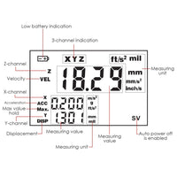 ILVM-6380-3 Landtek Multi Channel Vibration Meter, Piezoelectric Sensor Transducer 10Hz~10kHz Frequency, Digital Velocity Acceleration Displacement Measurement Gauge - Instrulife
