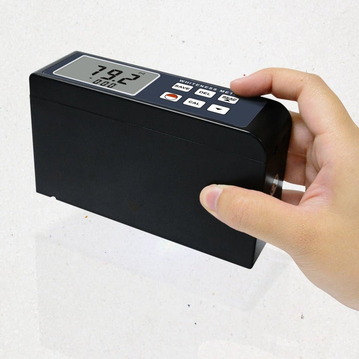 ILWM-206 Whiteness Meter Leucometer 0~120 White Color Degree Tester Measuring Instrument for Paint Paper Powder Salt Flour, Handheld Portable Digital with Aluminum Case - Instrulife