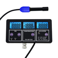 ILWQ-243 6 in 1 Professional Multi-parameter pH/ ORP Redox/ EC/ CF/ TDS PPM/ Temperature Combo Testing Meter, Digital Multi-function Water Quality Monitor Tester - Instrulife