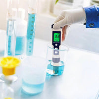 ILWQ-303 Pentype Multi-Paramater 5-in-1 Water Quality Tester (pH / TDS / EC / Temp / Salinity) Waterproof Digital Meter Research Household Industrial Laboratory Analysis - Instrulife