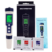 ILWQ-303 Pentype Multi-Paramater 5-in-1 Water Quality Tester (pH / TDS / EC / Temp / Salinity) Waterproof Digital Meter Research Household Industrial Laboratory Analysis - Instrulife