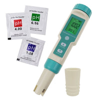 ILWQ-339 7in1 Pentype Tester PH / TDS / EC / ORP / Salinity / S.G. / Temperature Meter Water Tester for Drinking Water, Aquariums, Hydroponics Pools - Instrulife