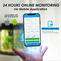 ILWQ-369 Bluetooth 6 IN 1 Floating Monitor EC / Salinity / pH / ORP / Temperature / Chlorine Smart Meter Tester - Instrulife