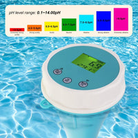 ILWQ-369 Bluetooth 6 IN 1 Floating Monitor EC / Salinity / pH / ORP / Temperature / Chlorine Smart Meter Tester - Instrulife
