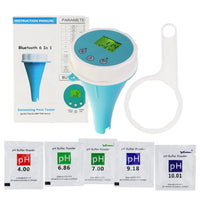 ILWQ-369 Bluetooth 6 IN 1 Floating Monitor EC / Salinity / pH / ORP / Temperature / Chlorine Smart Meter Tester - Instrulife