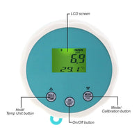 ILWQ-369 Bluetooth 6 IN 1 Floating Monitor EC / Salinity / pH / ORP / Temperature / Chlorine Smart Meter Tester - Instrulife