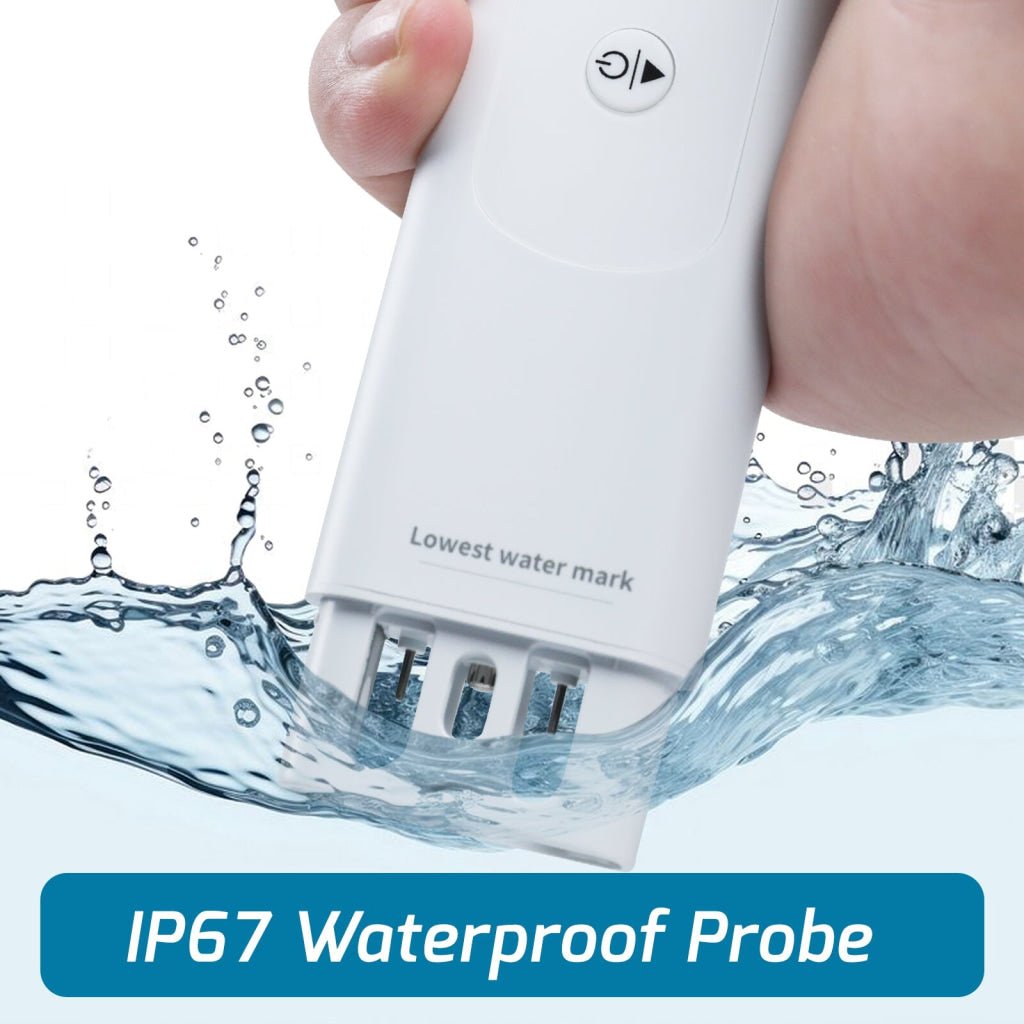 ILWQ-408 6in1 Water Quality Testing Meter TOC UV275 EC TDS COD Temp Tester, Intelligent Scoring Mode, Colored Backlight Indicator Digital Water Test Kit for Home Drinking Water, Tap Industrial Water etc. - Instrulife