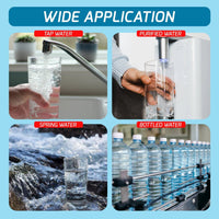 ILWQ-408 6in1 Water Quality Testing Meter TOC UV275 EC TDS COD Temp Tester, Intelligent Scoring Mode, Colored Backlight Indicator Digital Water Test Kit for Home Drinking Water, Tap Industrial Water etc. - Instrulife