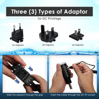 ILWQ-453 Water Quality Conductivity Indicator 7 LED Conductivity Level Measure 0~90us/cm with ATC and IP68 for Water Filter Monitoring, Environmental Checking etc. - Instrulife