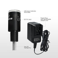 ILWQ-453 Water Quality Conductivity Indicator 7 LED Conductivity Level Measure 0~90us/cm with ATC and IP68 for Water Filter Monitoring, Environmental Checking etc. - Instrulife