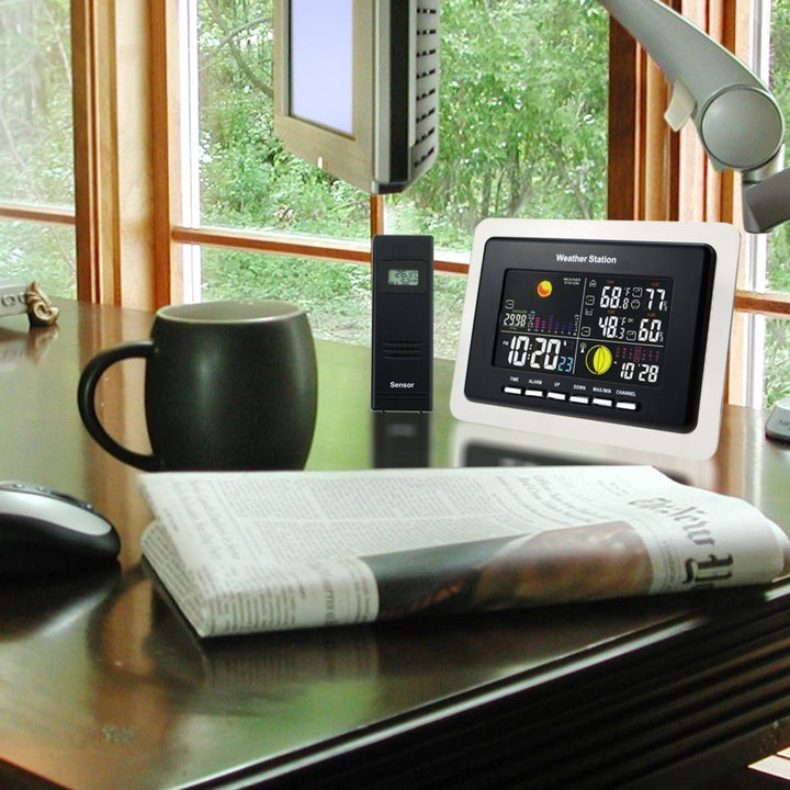 ILWS-332_EU_2S Wireless Weather Station Temperature Humidity RCC DCF 2 Remote Sensors Indoor Outdoor - Instrulife