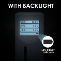 ILTI-404 Portable Tint Meter Window Tint Tool with Automatic Calibration for measuring VL (Visible Light) UV IR Transmittance and Rejection of Solar Film, Stick-film Glass, Car Window Tint - Instrulife