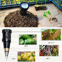 ILMM-879 Waterproof 2in1 Dual Soil pH Level Moisture Meter - Instrulife