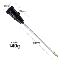 ILMM-34 Soil pH & Moisture Tester Meter with 295mm Long Electrode Probe Waterproof Soil Tester Kit Tools, for Indoor & Outdoor Gardens Plants Flowers Farming - Instrulife