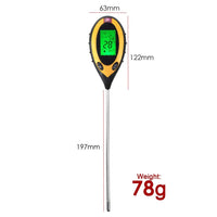 ILMM-35 4-in-1 Soil Survey Instrument ( pH °F / °C moisture sunlight ) - Instrulife