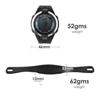 ILHR-856 Heart Rate Monitor Pedometer Calories Count Exercises Sports Watch Sleep Indicator 40~240bpm - Instrulife
