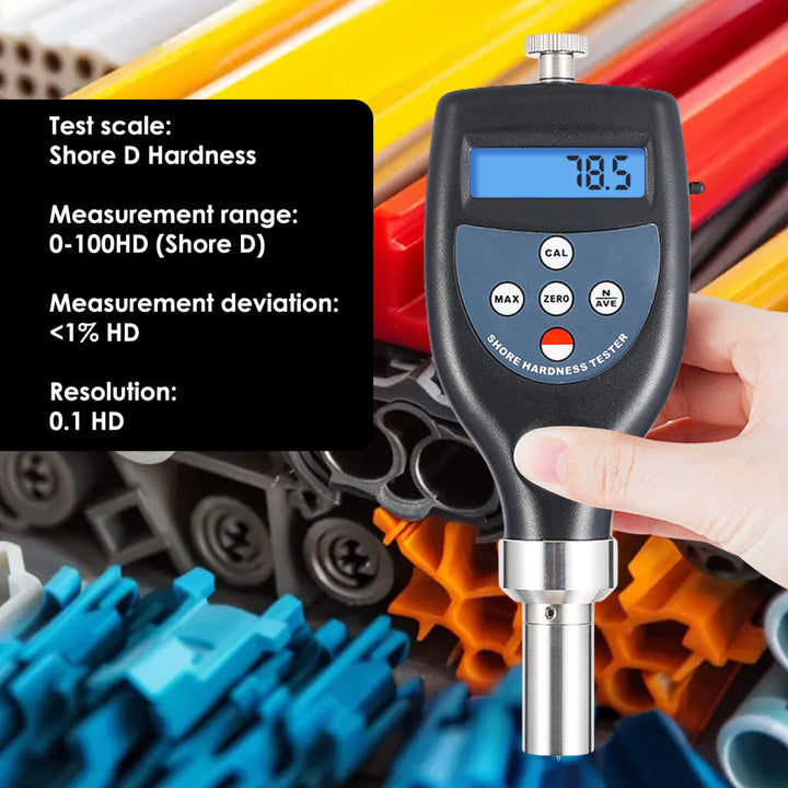 ILHT-791D Digital Hardness Durometer Meter Tester Plastic Shore D - Instrulife