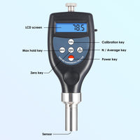 ILHT-791D Digital Hardness Durometer Meter Tester Plastic Shore D - Instrulife