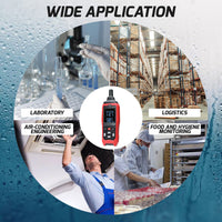 ILTH-482 Multi-Function Environmental Meter Thermo-Hygrometer Datalogging Temperature, Humidity and Wet Bulb Dew Point Measurement PC Connection Feature Record and Download - Instrulife