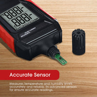ILHT-483 Handheld Thermo-Hygrometer Ambient Temperature and Relative Humidity High Precision Measurement - Instrulife